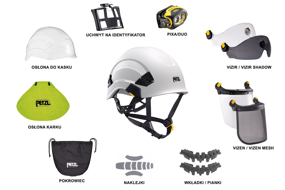 Petzl akcesoria do kasków Vertex