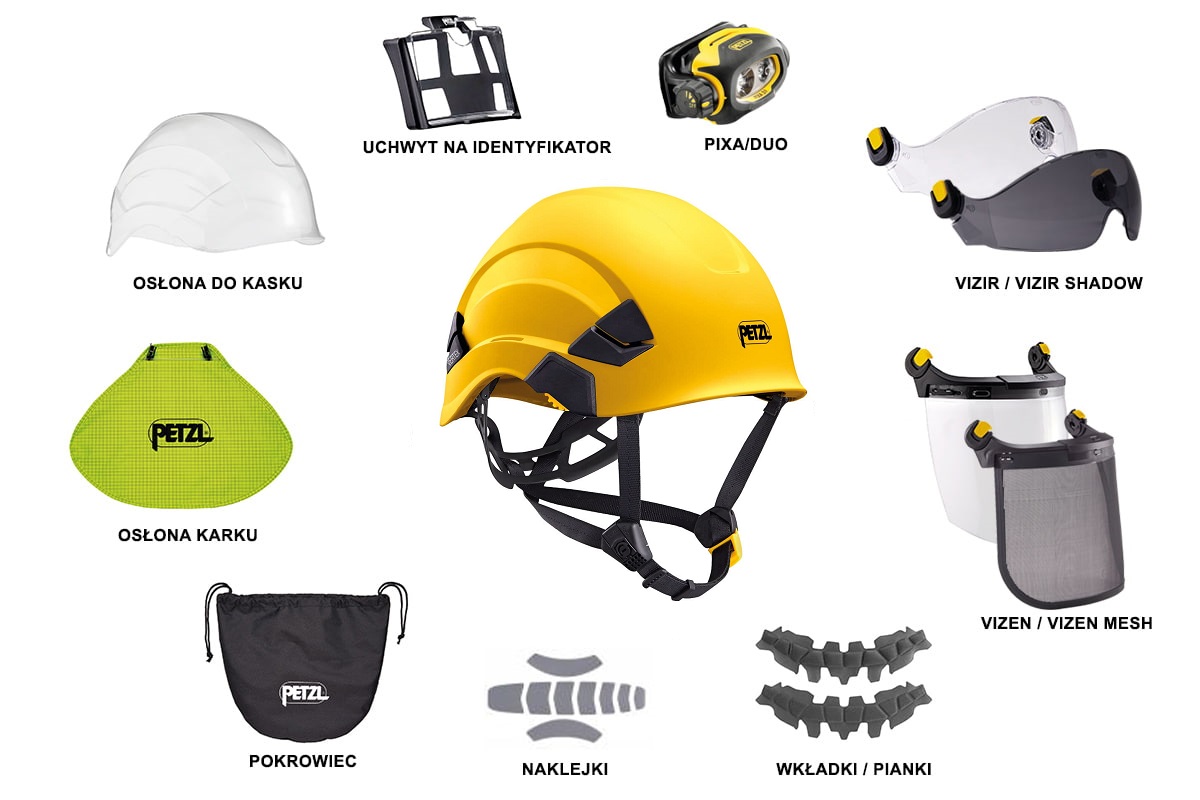 Petzl akcesoria do kasków Vertex